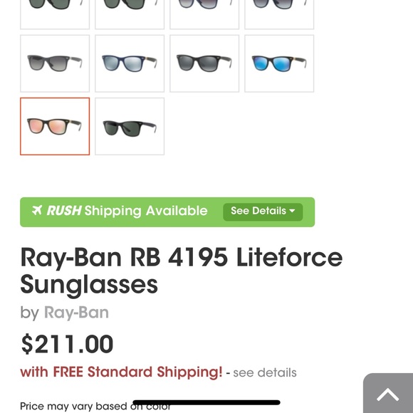 SOLD—-🌟CLOSEOUT🌟 Rayban Wayferers-LITEFORCE - Picture 11 of 11
